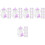 50Pièces Bouteilles Miniatures Plastique Accessoires 6