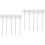 100Pièces Clip Photo Métal Forme Argent, Support Table Résistant 4