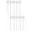 100Pièces Clip Photo Métal Forme Argent, Support Table Résistant 7