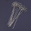 100Pièces Clip Photo Métal Forme Argent, Support Table Résistant 11