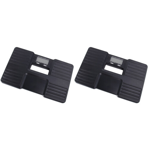 2Pièces Pèse-Poids Électronique Noir Simple Usage Pour Colis 1
