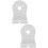 2Pièces Fixation Murale Caméra Polyvalent Et Durable 8