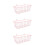 3Pièces Suspendue Rose Pour À Usage 10
