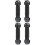 4Pièces Accessoire Paddle Aluminium Noir Connexion Robuste Pour 6