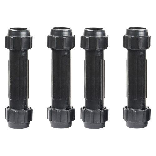 4Pièces Accessoire Paddle Aluminium Noir Connexion Robuste Pour 2