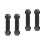 4Pièces Accessoire Paddle Aluminium Noir Connexion Robuste Pour 5