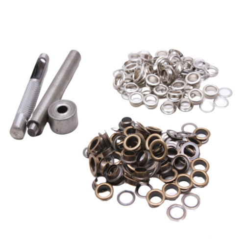 300Sets Colorful Eyelet Button Set with Tools Clothing Fasteners Kit