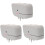 3Pièces Robinet Bain Bébé Silicone Adorable Résistante 4