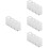 16Pièces Plaques Collier Acier Inoxydable Couleur Argent 6