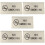 5Pièces Signal Non Fumer Table Tentée Inox Durable 7