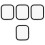 4Pcs Easy Install Transparent Watch Case Pc Cover for Protection 9