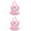 2Pièces Sac À Rose Ballet Ajustable Broderie Et Étiquette 4