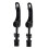 4Pièces Skewers Robustes Noir Pour Réparation Route 4