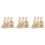 3Ensembles Jeu Puzzle 3D Bois Khaki Pâques Assemblage Doux Et Durable 6