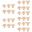 30Pcs Infant Clips Durable Wood Teether Clip Multi- 9