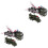4Pcs Friction Powered Mini Pull Back Cars Alloy Kids Plaything Set 3