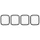 4Pcs Easy Install Transparent Watch Case Pc Cover for Protection 10