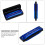 5Pièces Harmonica Clé De C Portable ABS Métal Bleu Pour Maison 6