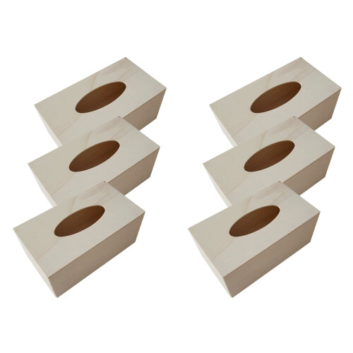 6St Beige Tissue Box DIY Creatief Bewaaroplossing 1
