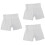 3St Witte Veiligheidsshorts Dames Vormgevend En Ademend 6