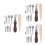 3Ensembles Ensemble Instruments Couture Cuir Bois Alliage DIY Varié 4