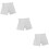 3St Witte Veiligheidsshorts Dames Vormgevend En Ademend 9