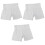 3St Witte Veiligheidsshorts Dames Vormgevend En Ademend 3