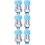 6Pièces Connecteur Rapide Auto Aluminium Durable Couleur Variée 8