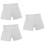 3St Witte Veiligheidsshorts Dames Vormgevend En Ademend 7