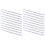 20Pièces Règle Échelle Plastique Transparente Usage Étudiants 2