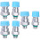 6Pièces Connecteur Rapide Auto Aluminium Durable Couleur Variée 7
