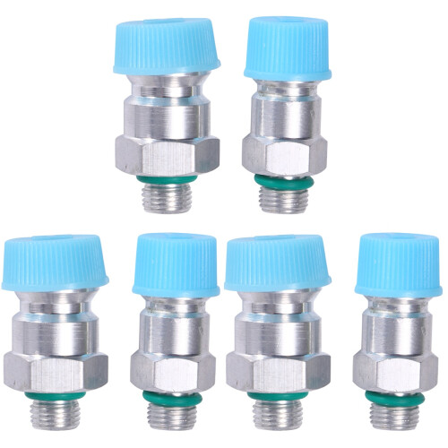 6Pièces Connecteur Rapide Auto Aluminium Durable Couleur Variée 1