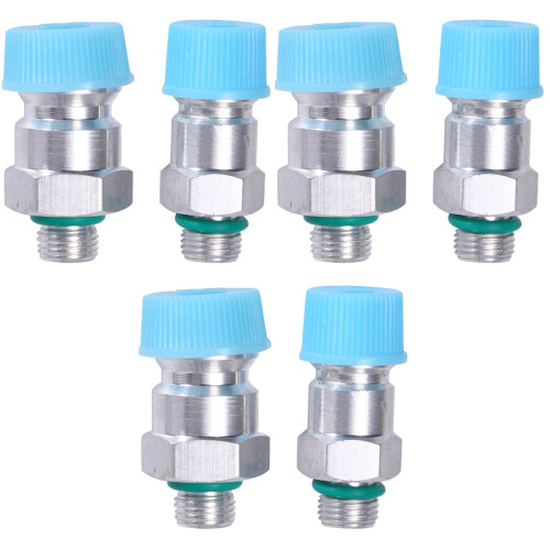 6Pièces Connecteur Rapide Auto Aluminium Durable Couleur Variée 2