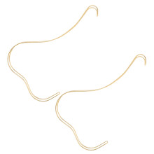4St Robuust Gouden Wanddisplay Rek Voor Schoenaccessoires