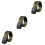 3St Geweven Canvas Riem, , Ademend Met -Metalen 5