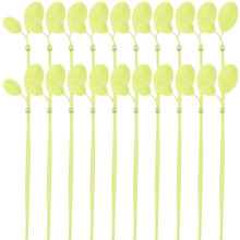 200St Nylon Kabelbinders Groen Leaf-Shaped Voor En Kabel