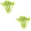 200St Nylon Kabelbinders Groen Leaf-Shaped Voor En Kabel 7