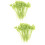 200St Nylon Kabelbinders Groen Leaf-Shaped Voor En Kabel 8