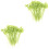 200St Nylon Kabelbinders Groen Leaf-Shaped Voor En Kabel 5