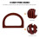 16St Decoratieve Bamboe Handvatten D- Tas Accessoires 7