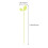 200St Nylon Kabelbinders Groen Leaf-Shaped Voor En Kabel 9
