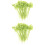 200St Nylon Kabelbinders Groen Leaf-Shaped Voor En Kabel 6