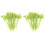 200St Nylon Kabelbinders Groen Leaf-Shaped Voor En Kabel 4