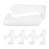 15Paren Set PVC Boot Inserts Transparant Langdurige Behoud 1
