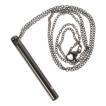 3St Zwarte Huisdier Hanger Rvs As Ketting Met Urn Functie