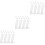 15Paren Set PVC Boot Inserts Transparant Langdurige Behoud 7