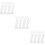 15Paren Set PVC Boot Inserts Transparant Langdurige Behoud 10
