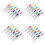 48St Decoratie Multi Kleur Plastic Manicure Hulpmiddel 7