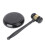 2Sets Zwarte Veiling Gavel Stevig En Duidelijk Geluid Compact 7