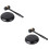 2Sets Zwarte Veiling Gavel Stevig En Duidelijk Geluid Compact 5